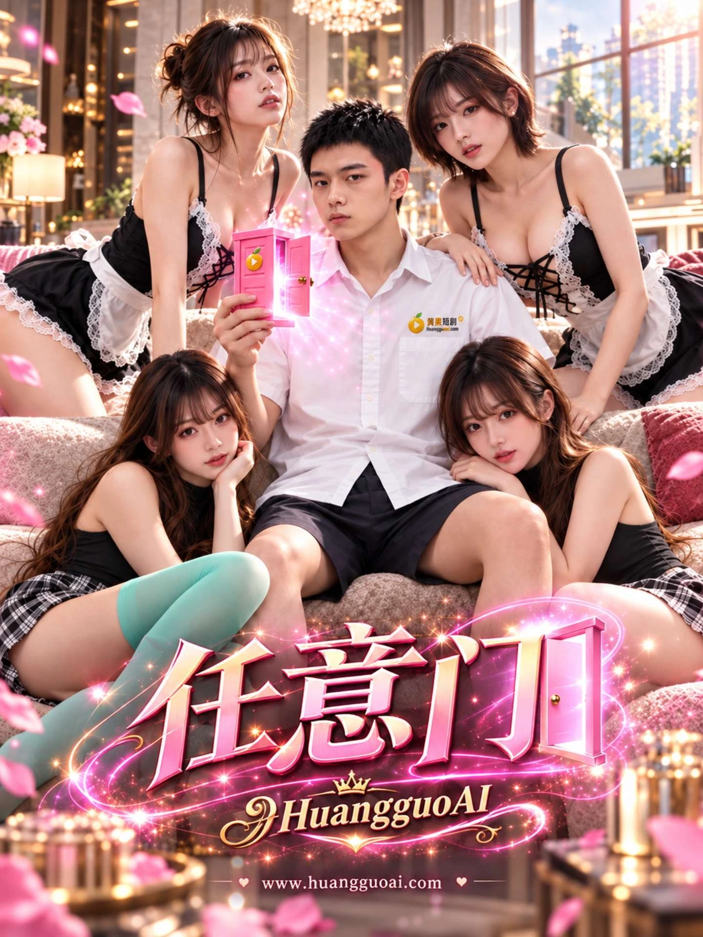 奇幻设定短剧《任意门》封面