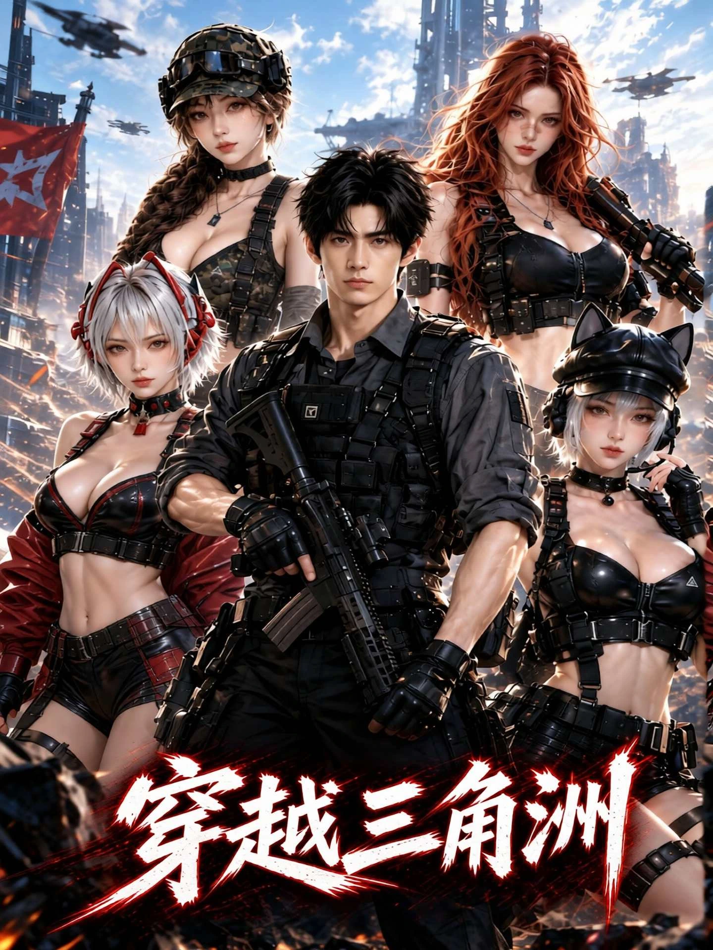 动作题材短剧《穿越三角洲》封面